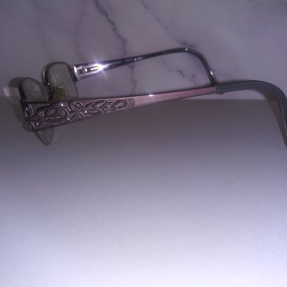 Oscar De La Renta Shiny Rose Rectangle Frame Glasses OSL 501-234 - Picture 2 of 12